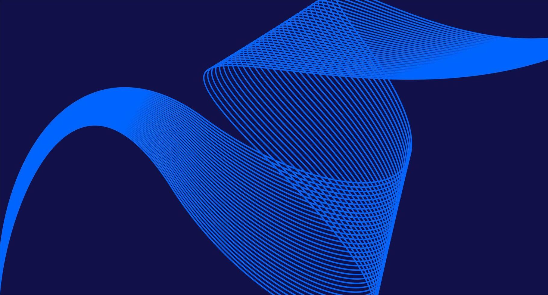 BLUE LINE ABSTRACT BACKGROUND ART vector