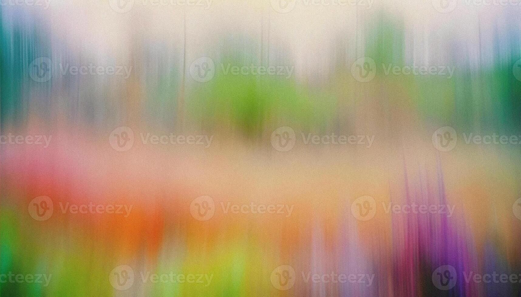 abstract dynamic blurred colorful green, yellow, orange, red, purple field landscape.soft elegant Nature background with delicate grane and soft lighting. for design, wallpaper, branding, presentations, promotional materials. High quality photo. photo