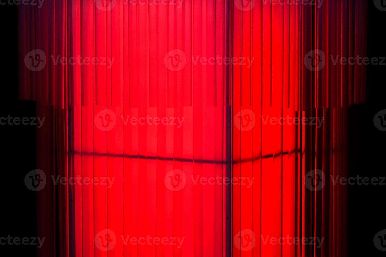 Neon red light on black shadow background, beautiful red light,Abstract background neon red light and line,glow lines,architecture lights,Beautiful lamp, warm colors, isolated background. photo