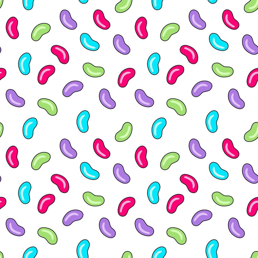 candy seamless pattern. Seamless pattern with candy. Cute candy pattern background. Jelly beans Seamless Pattern background. lollipop pattern. vector
