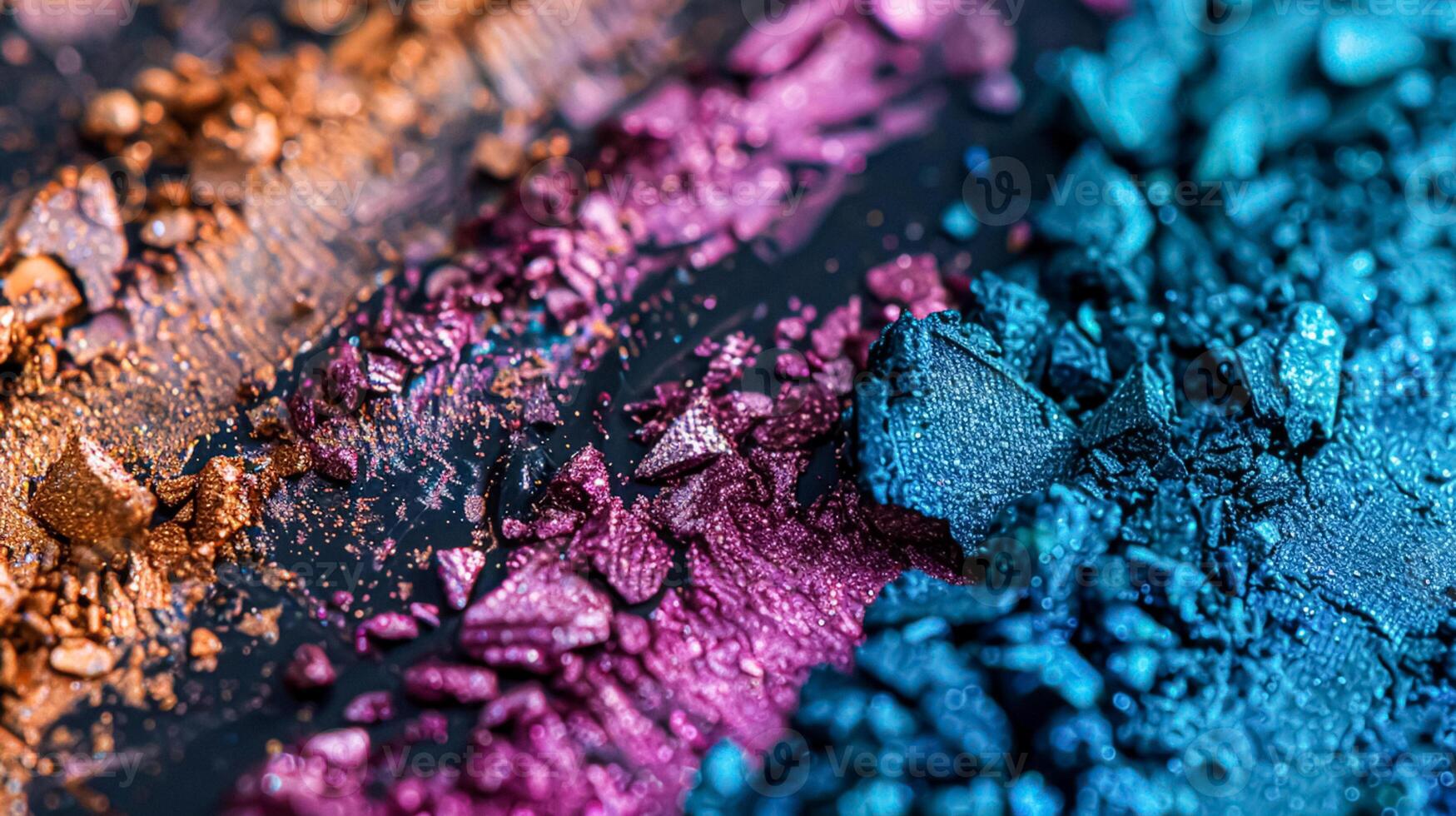 Beauty product and cosmetics texture, makeup shimmer glitter, blush eyeshadow powder as abstract luxury cosmetic background photo