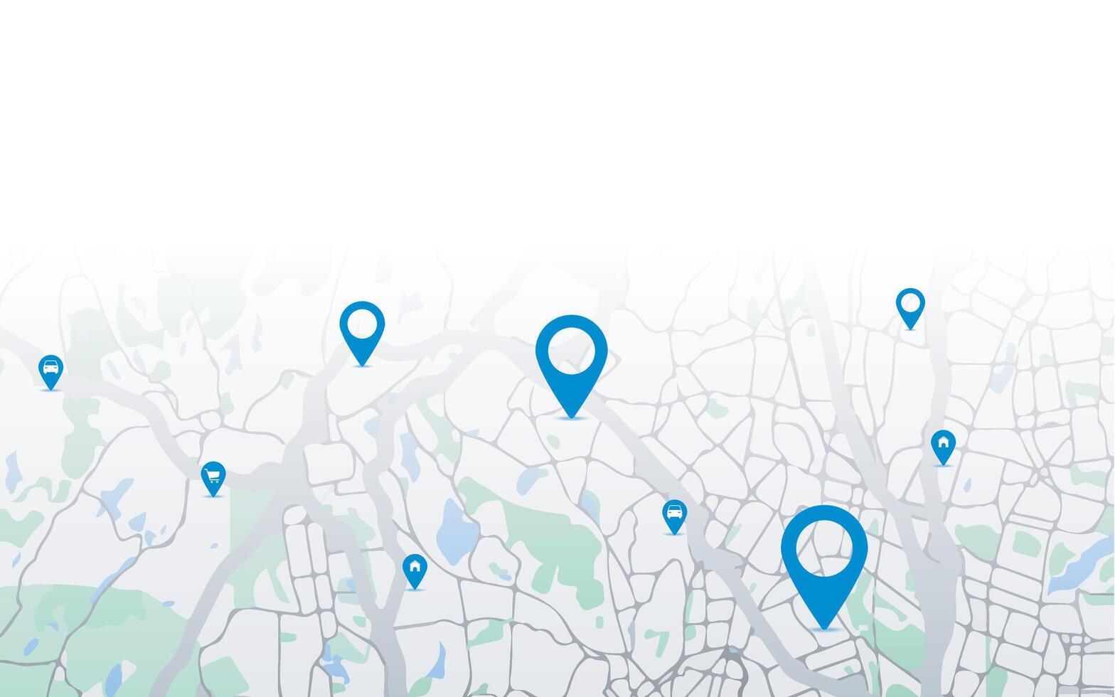 Map Lines Location vector