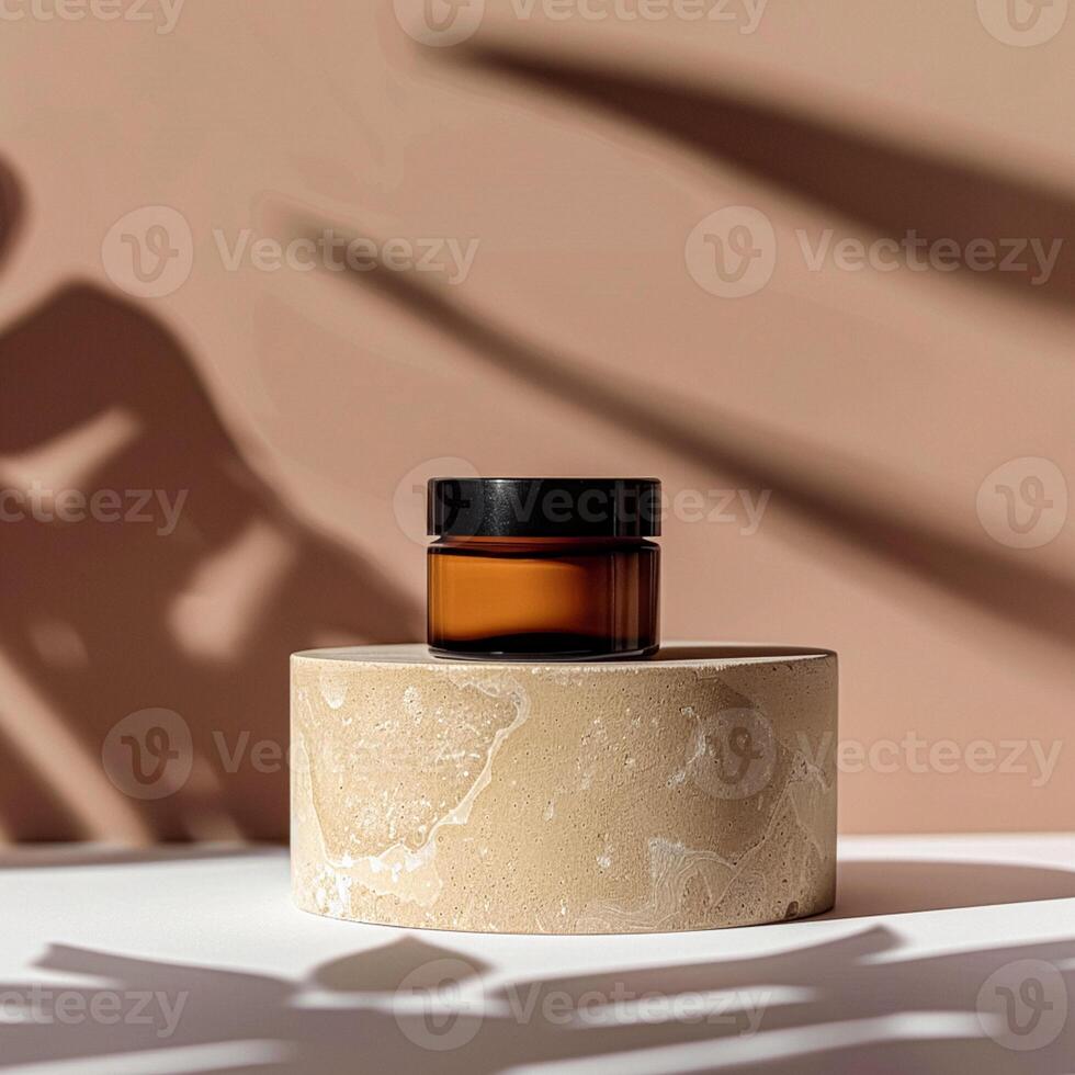 Face cream moisturiser, skincare and bodycare product, spa and organic beauty cosmetics for natural skin care routine photo