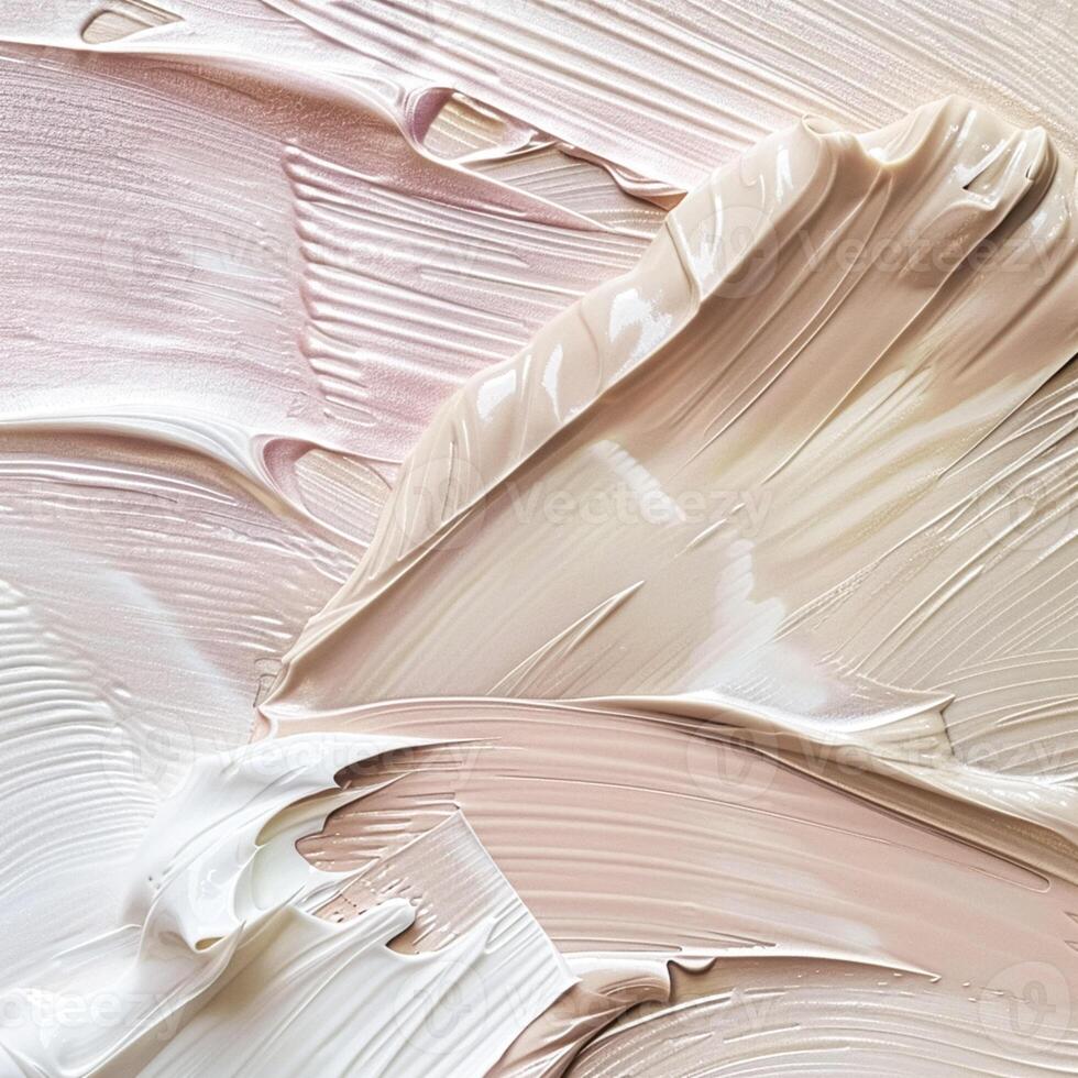 Beauty product and cosmetics texture, makeup products as abstract luxury cosmetic background photo