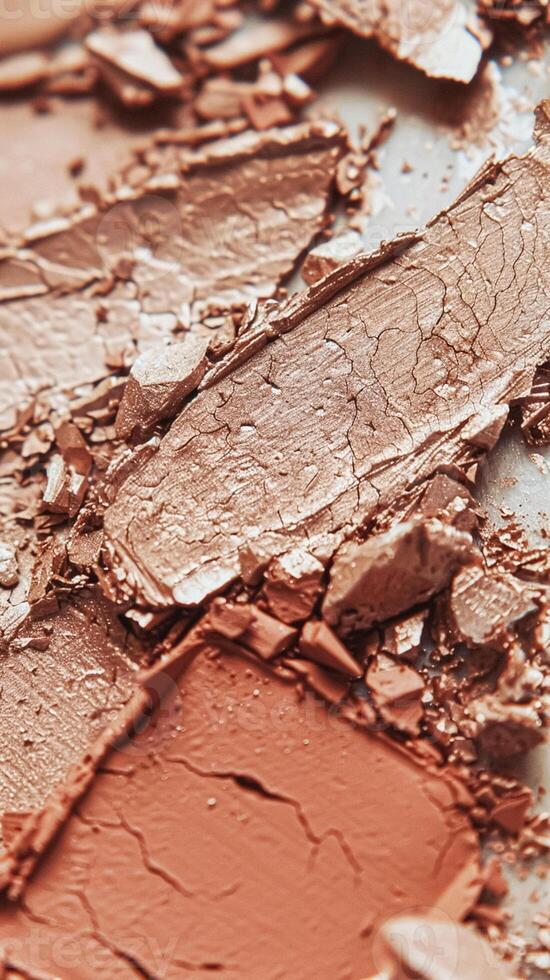 Beauty product and cosmetics texture, makeup products as abstract luxury cosmetic background photo