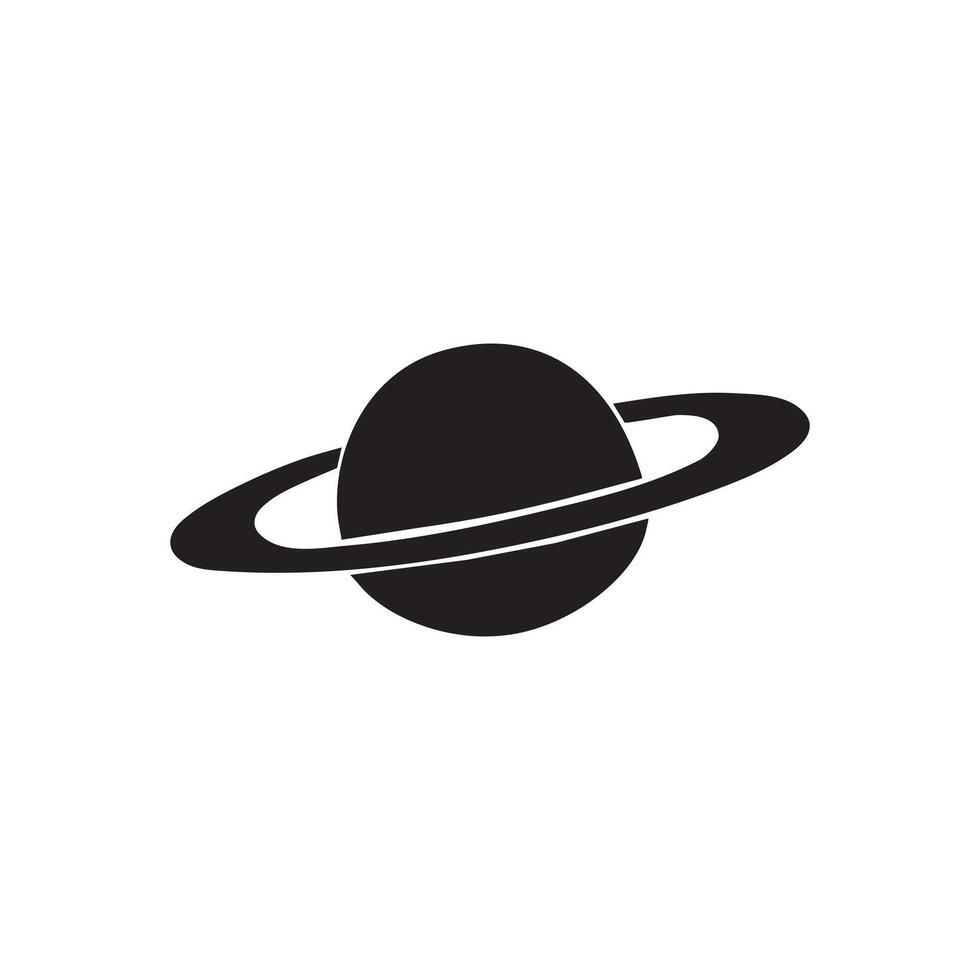 Earth silhouette design, Outer Space clipart illustration in black and white vector