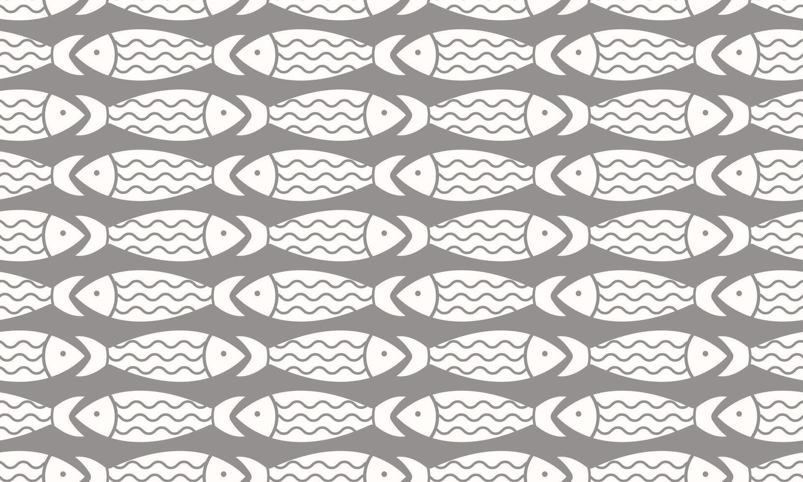 School of Fish Pattern vector