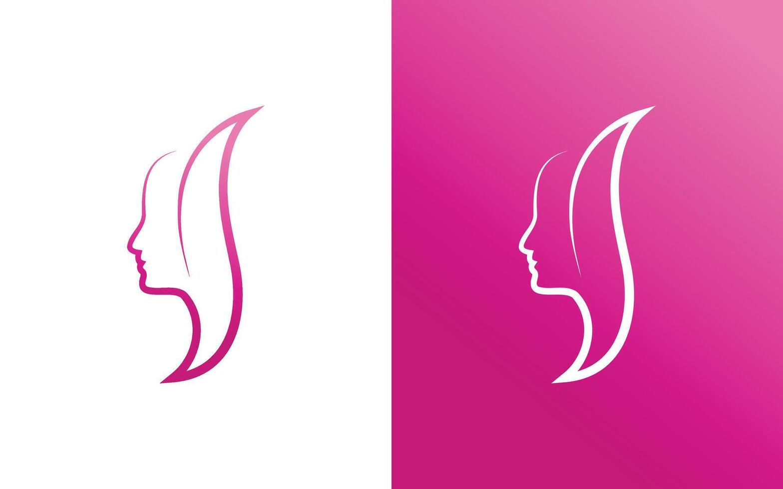 Minimalist beauty logo. This Logo for Spa, Salon, Beauty, cosmetic vector