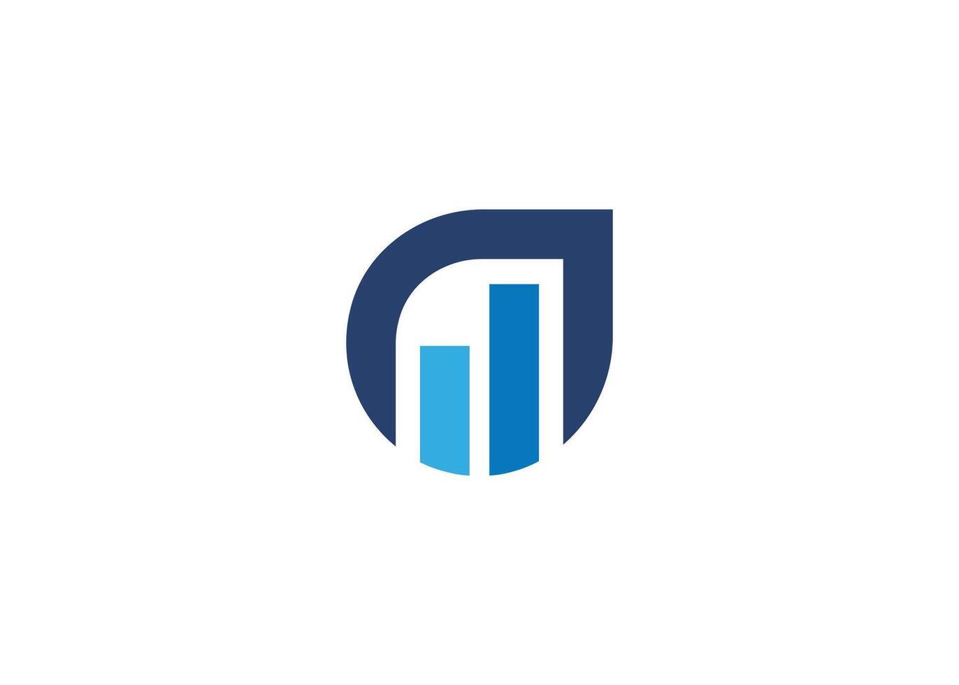 Finance Arrow logo. Modern finance graph logo vector