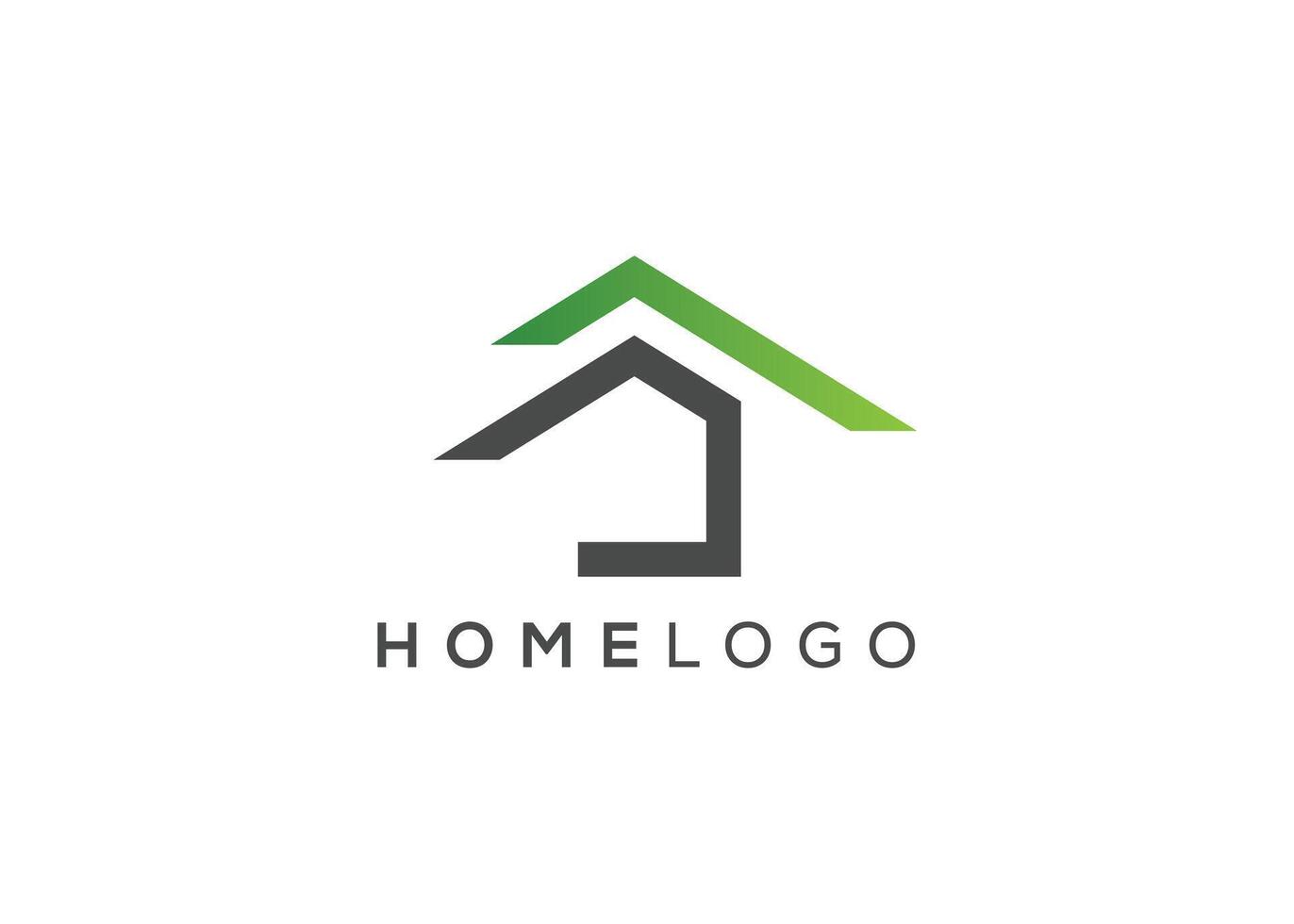 Minimalist Home icon logo. Modern Home real estate logo vector