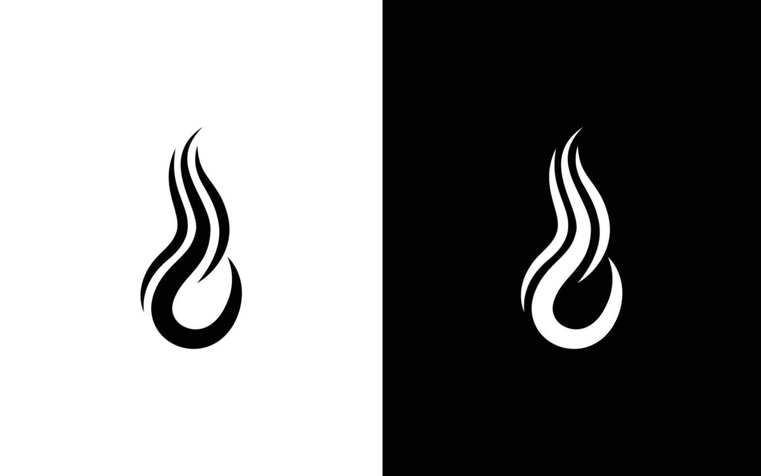 Minimalist professional smoke logo design template vector