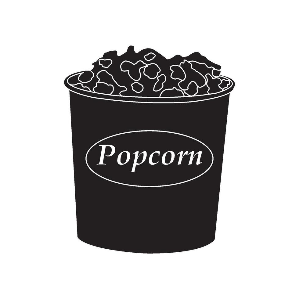 popcorn icon design vector