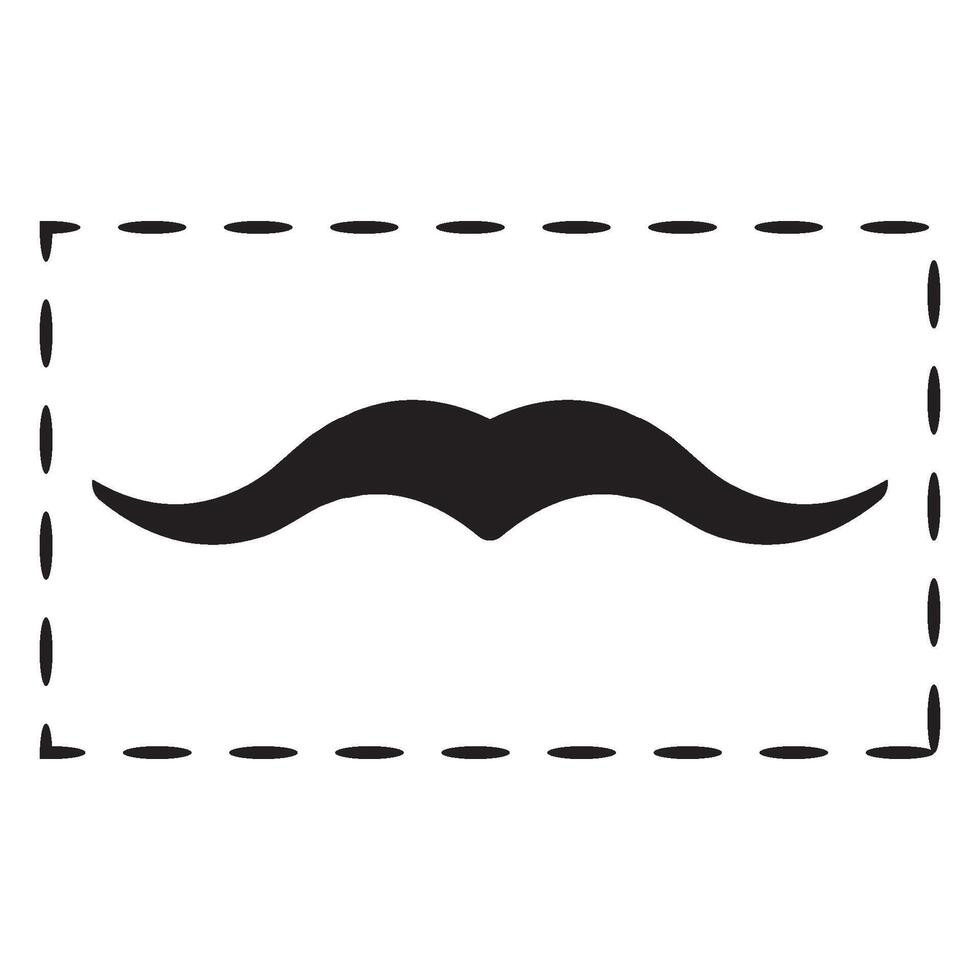 mustache icon design vector