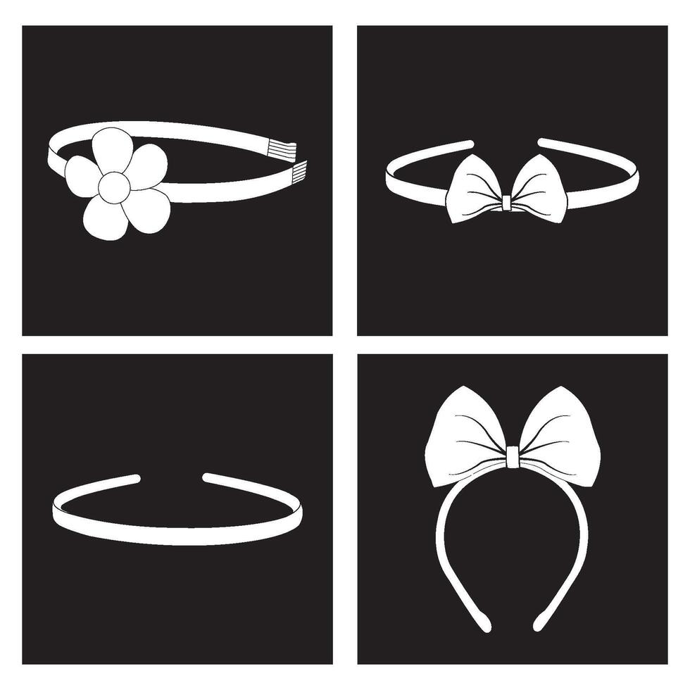 headband icon design vector