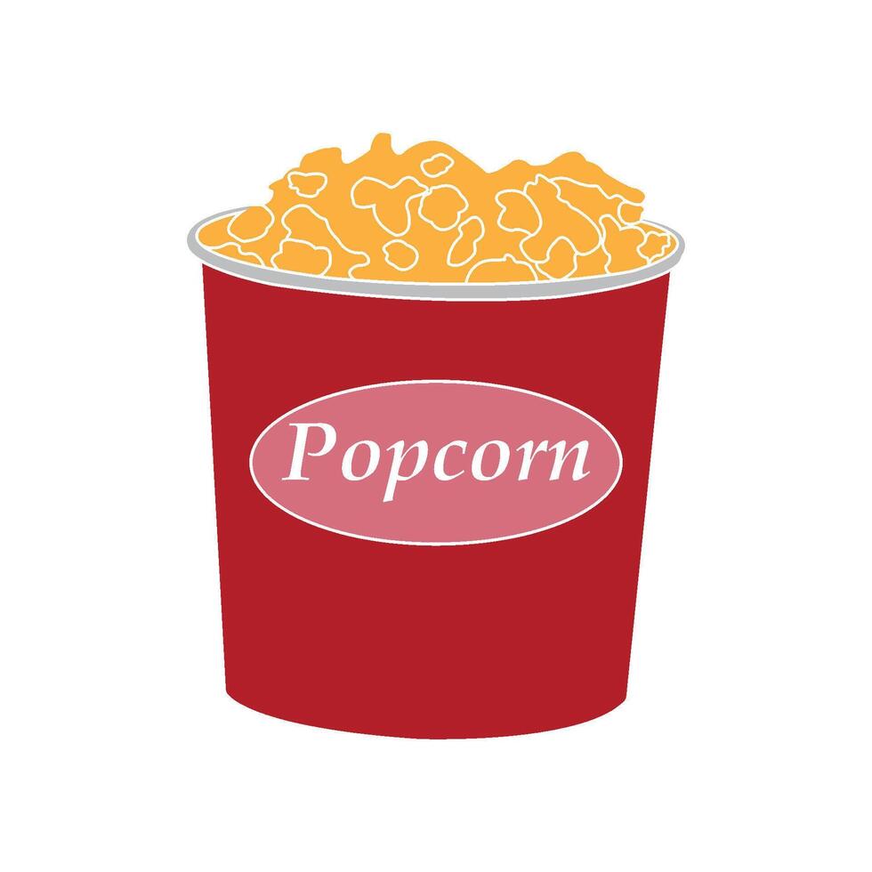 popcorn icon design vector