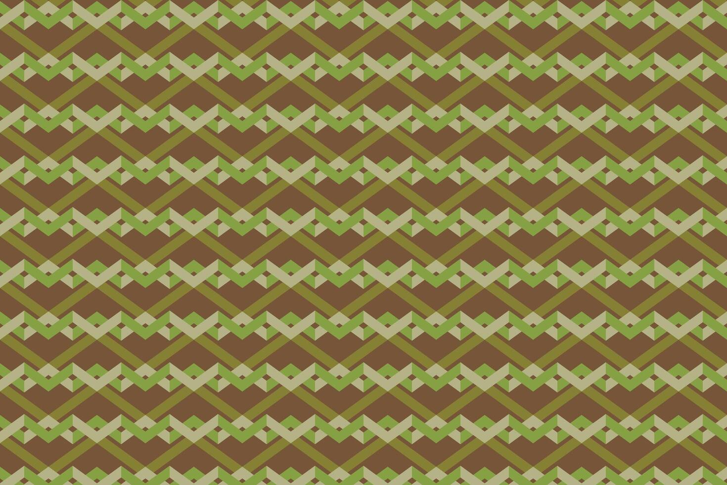 Illustration Wallpaper, Abstract Geometric Style. Repeating abstract multicolor of green line on brown background. vector