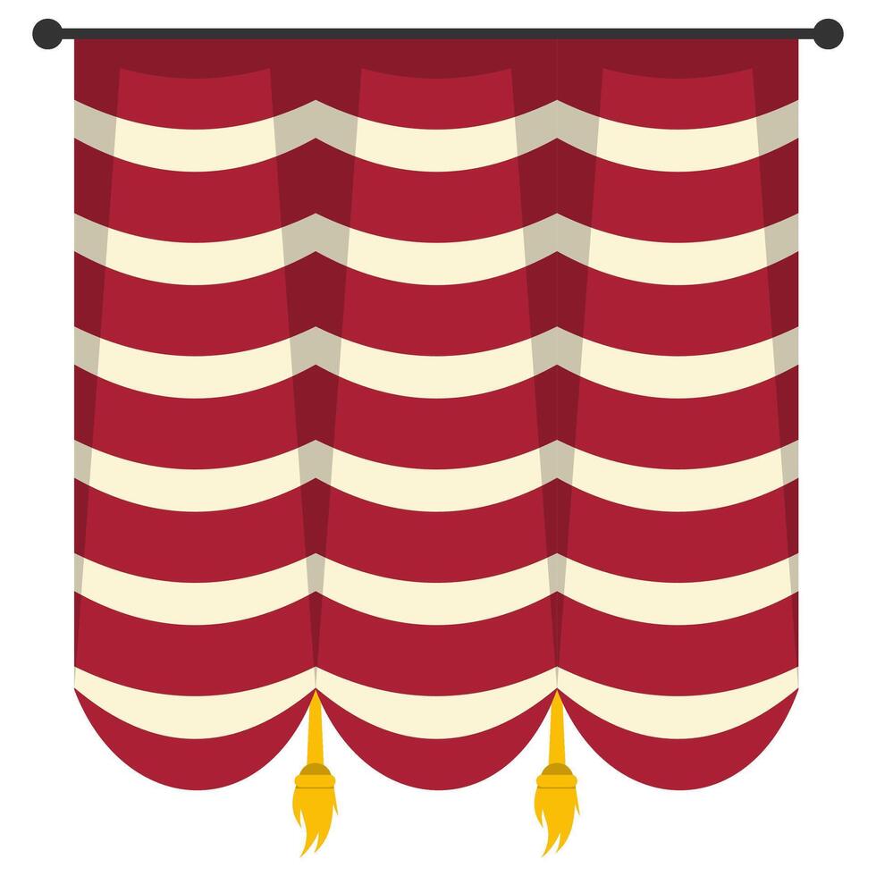 Circus Carnival Curtain Illustration vector