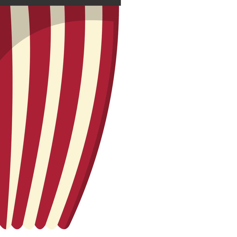 Circus Carnival Curtain Illustration vector