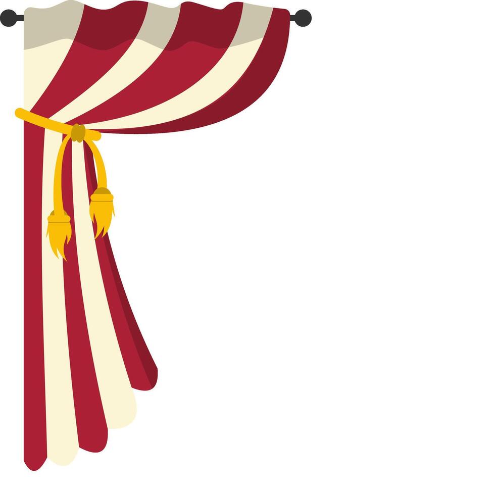 Circus Carnival Curtain Illustration vector