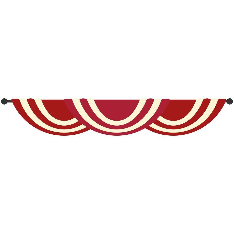 Circus Carnival Curtain Illustration vector