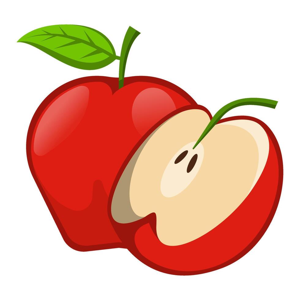 Apple Fruit Illustration vector