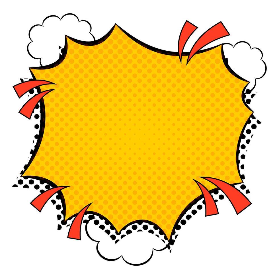 Retro Pow Comic Effect vector
