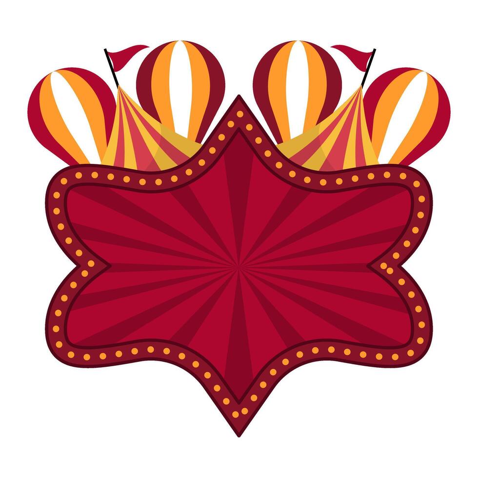 Carnival Fun Fair Banner vector