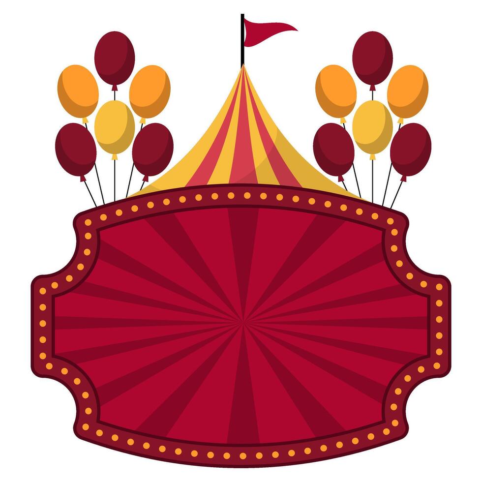 Carnival Fun Fair Banner vector