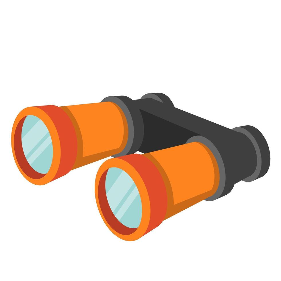 Travel Binoculars Illustration vector