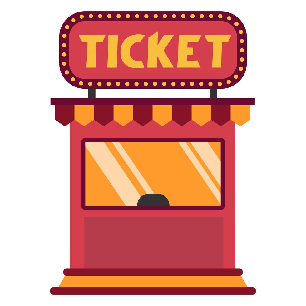 Funfair Carnival Tickets Illustration vector