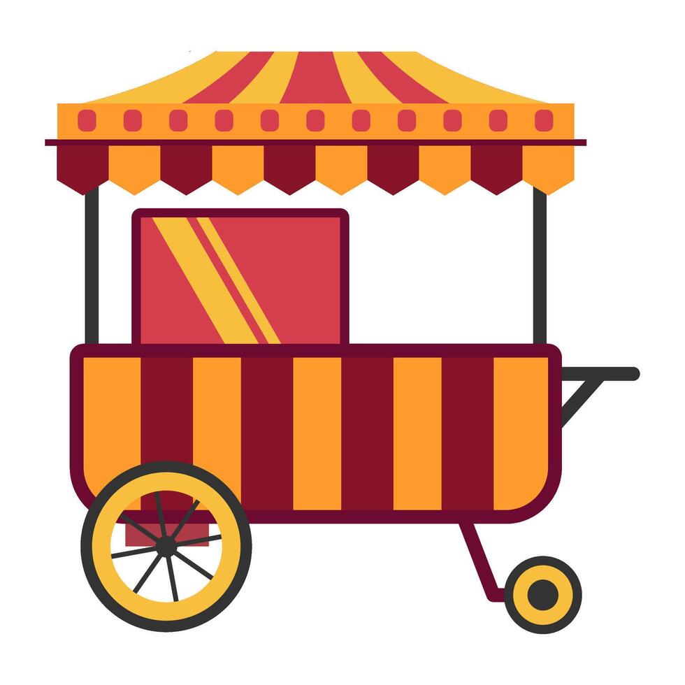 Funfair Carnival Stand Illustration vector