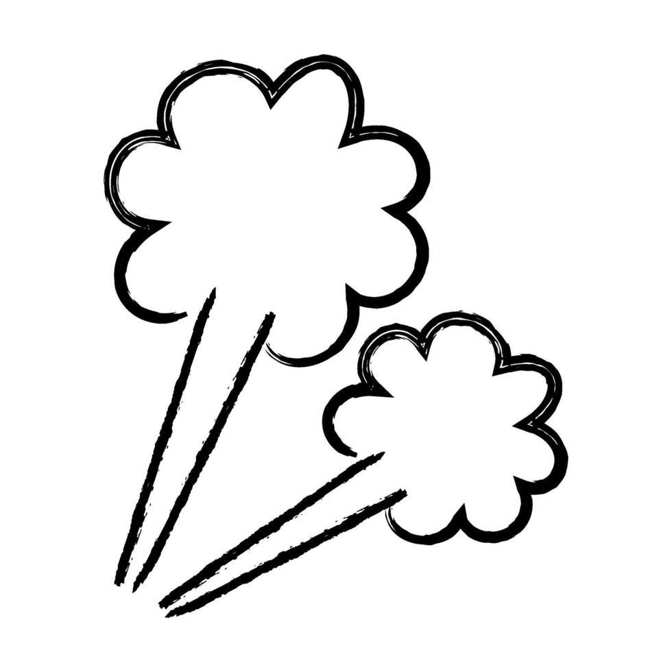 Comic Brush Line Ornament vector