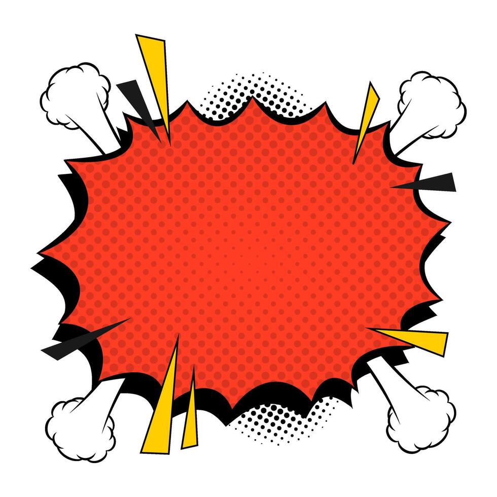 Retro Pow Comic Effect vector