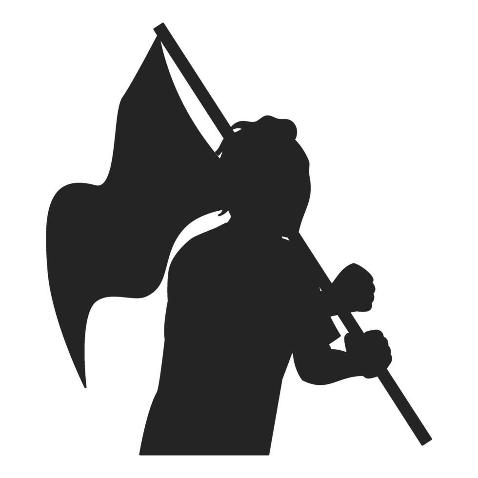 Indonesian Independence Day Illustration Silhouette vector