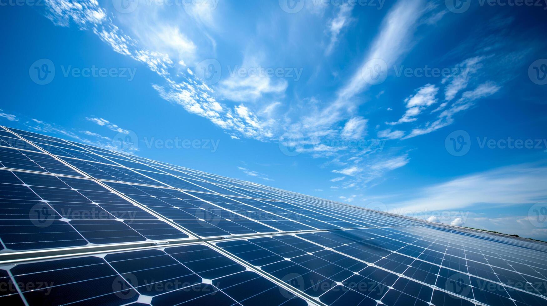 Sun energy battery in natural conditions photo