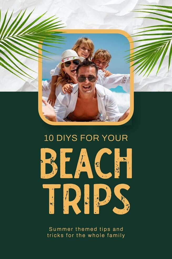 summer pinterest graphic design ideas template