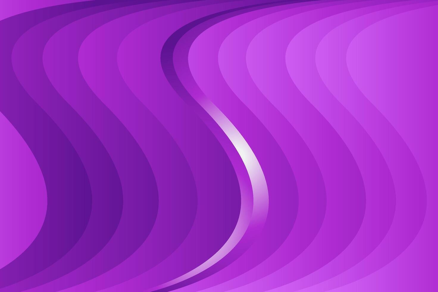 Purple dynamic curved background vector