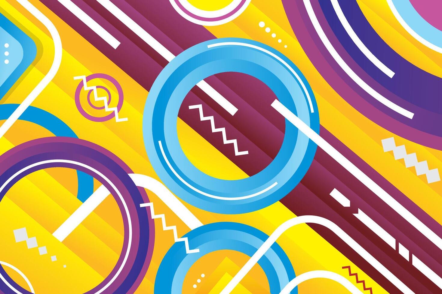 Abstractcircle shape geometric background vector