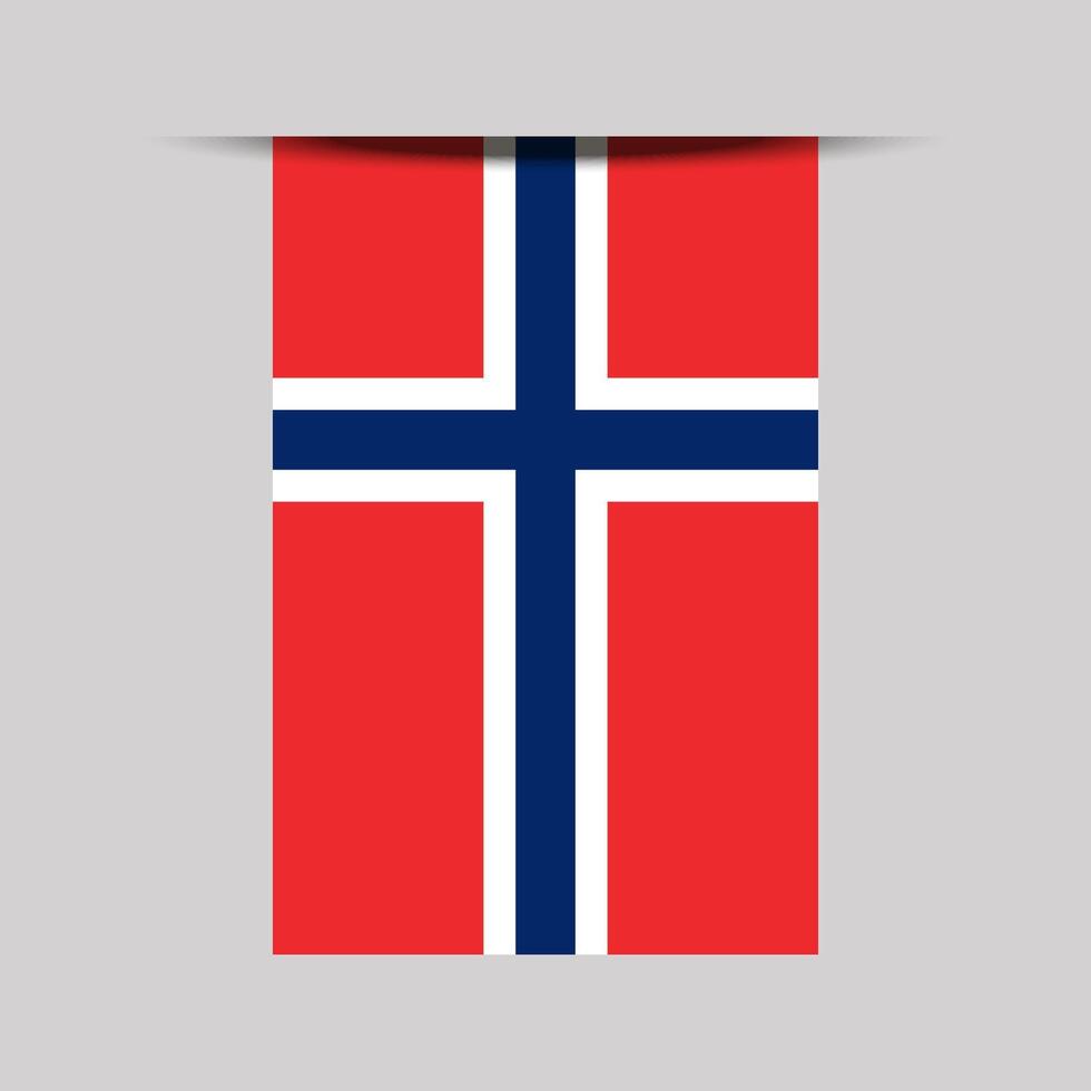 Norway Banner Flag Illustration vector