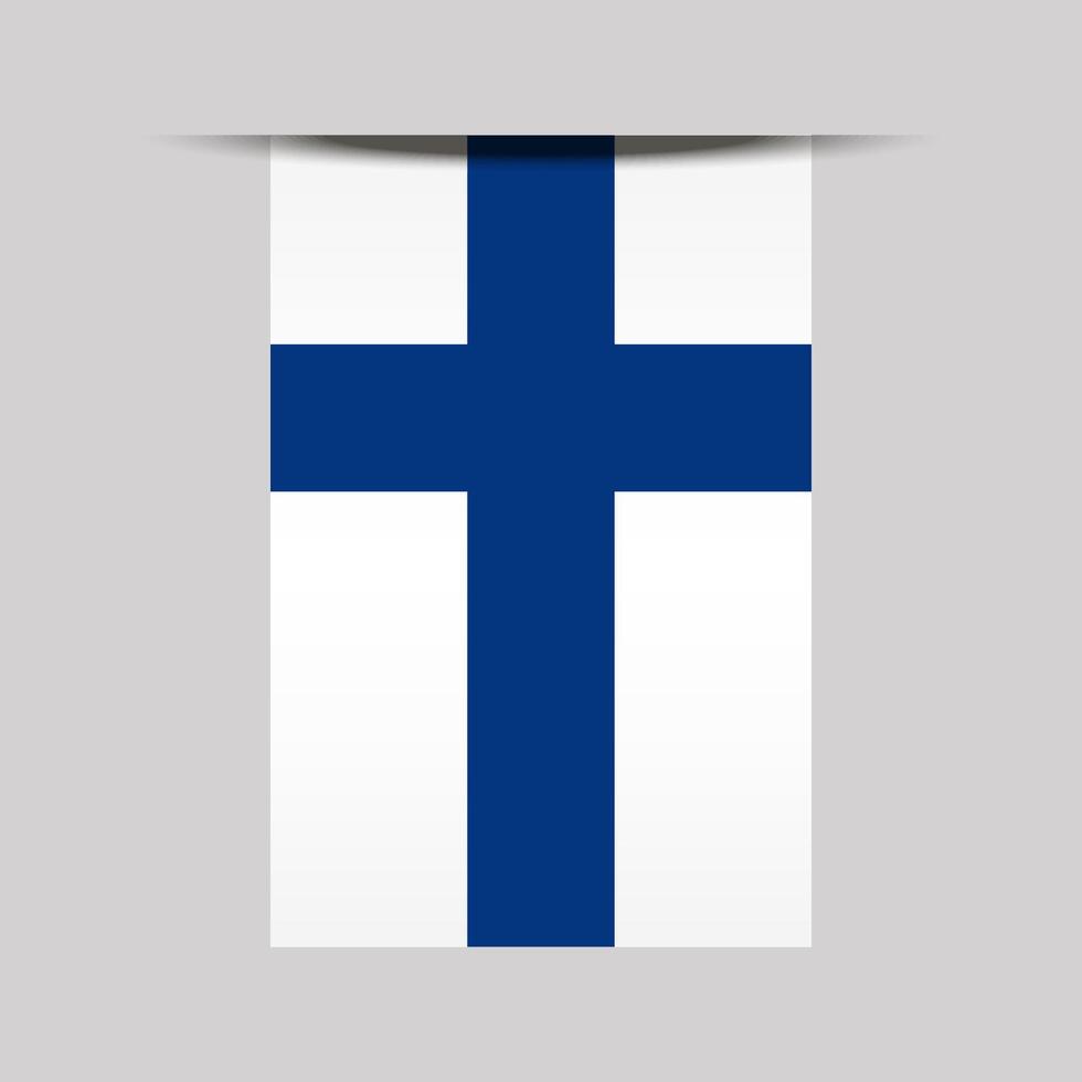 Finland Banner Flag Illustration vector