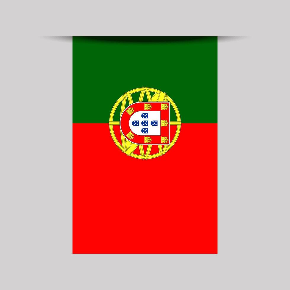 Portugal Banner Flag Illustration vector
