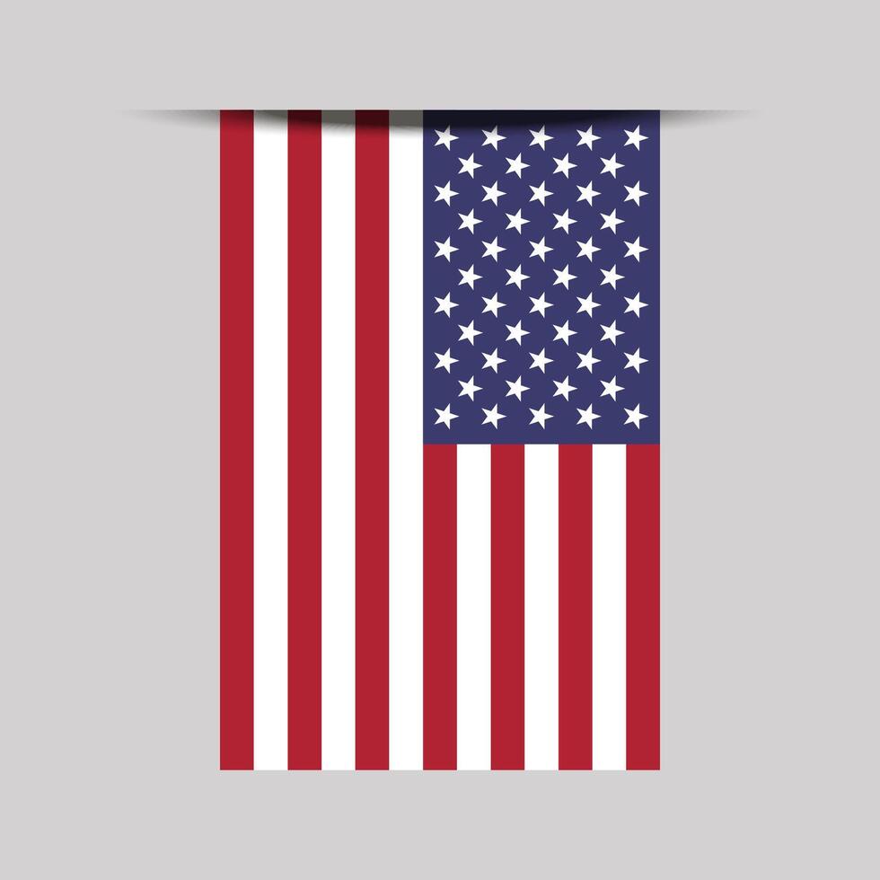 USA Banner Flag Illustration vector