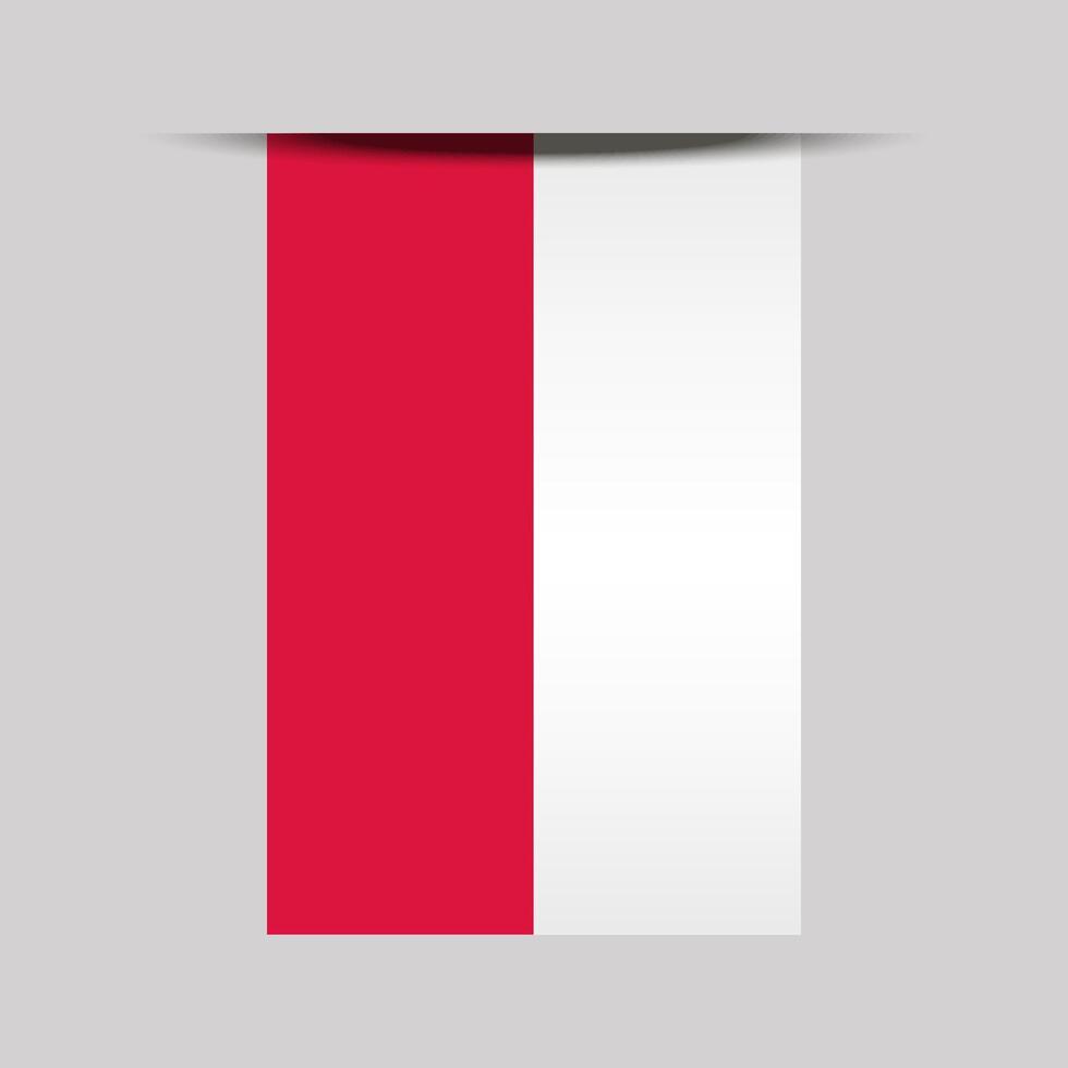 Poland Banner Flag Illustration vector