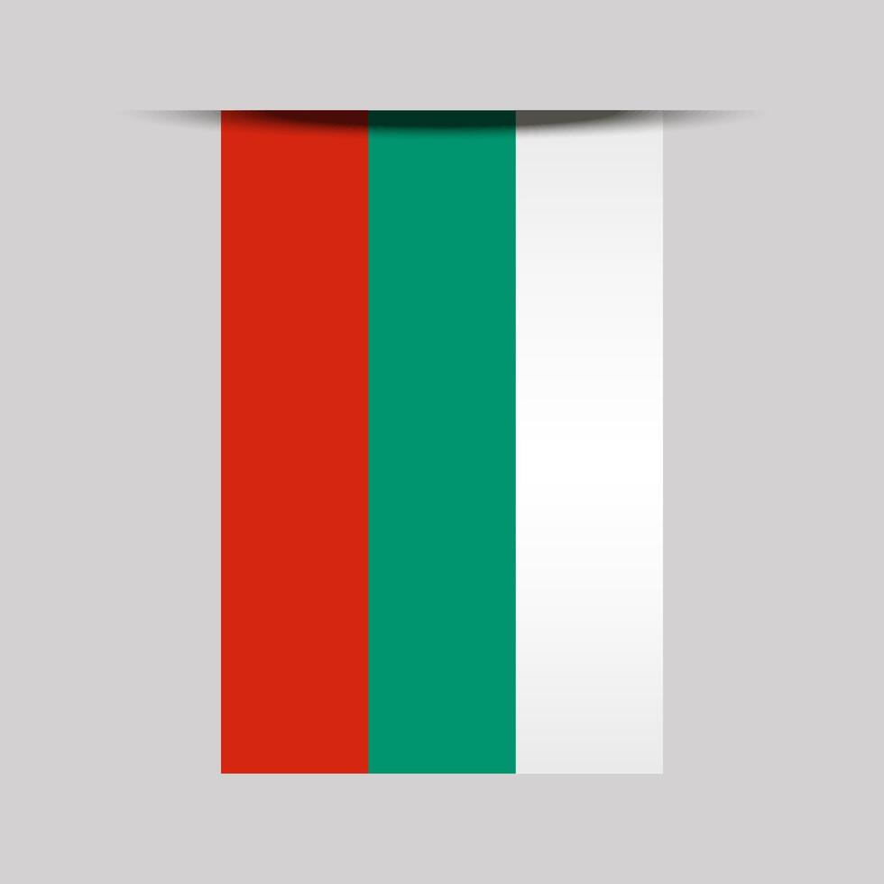 Bulgaria Banner Flag Illustration vector