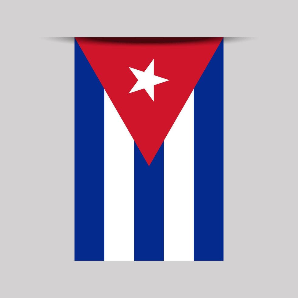 Cuba Banner Flag Illustration vector