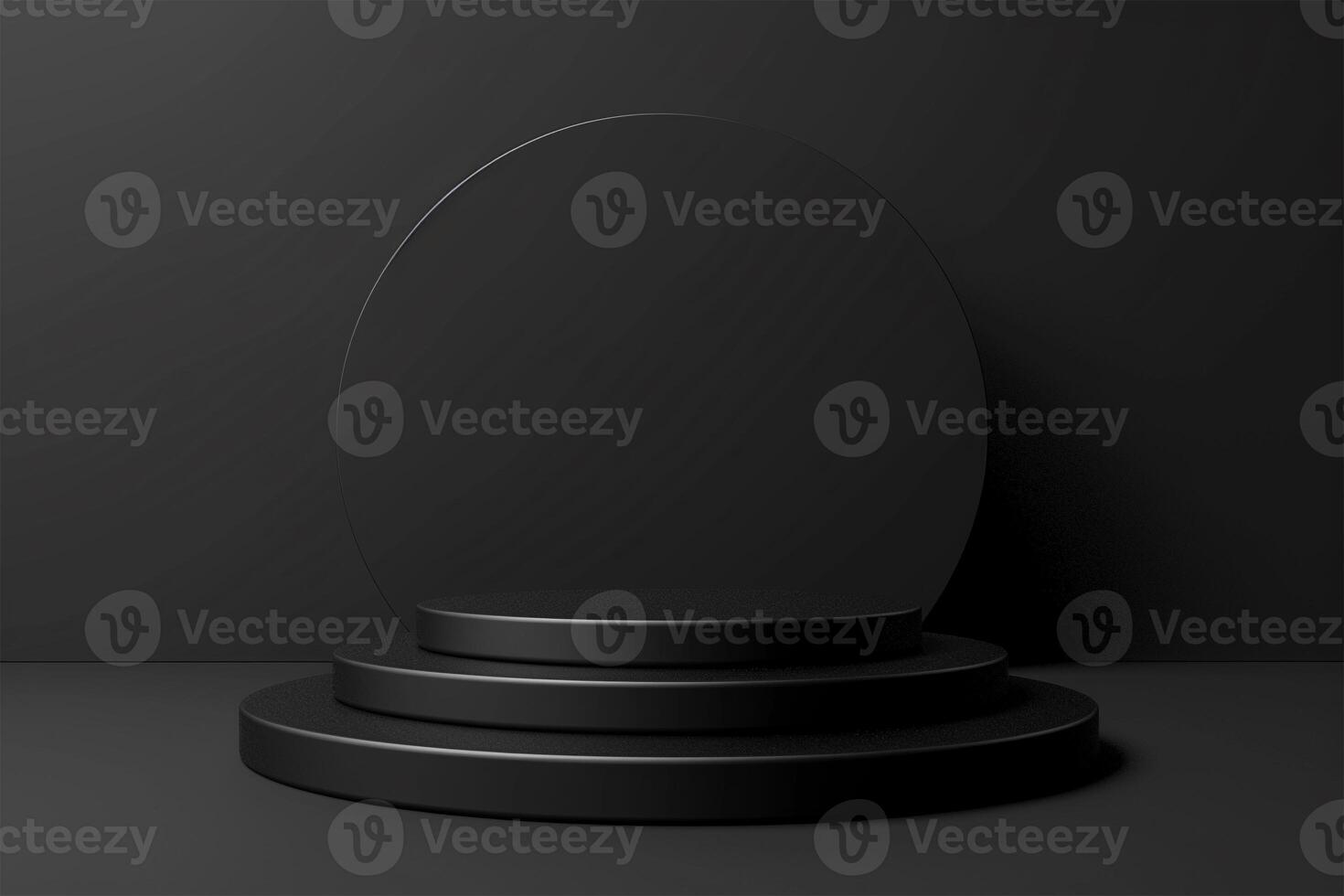 Empty mockup product display 3d podium background for beauty or cosmetic products photo