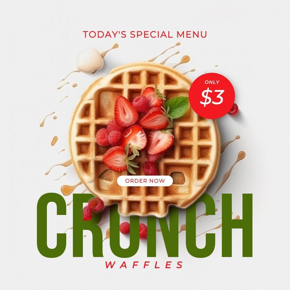 Minimalist Todays Special Menu Instagram Post 47014890 Template