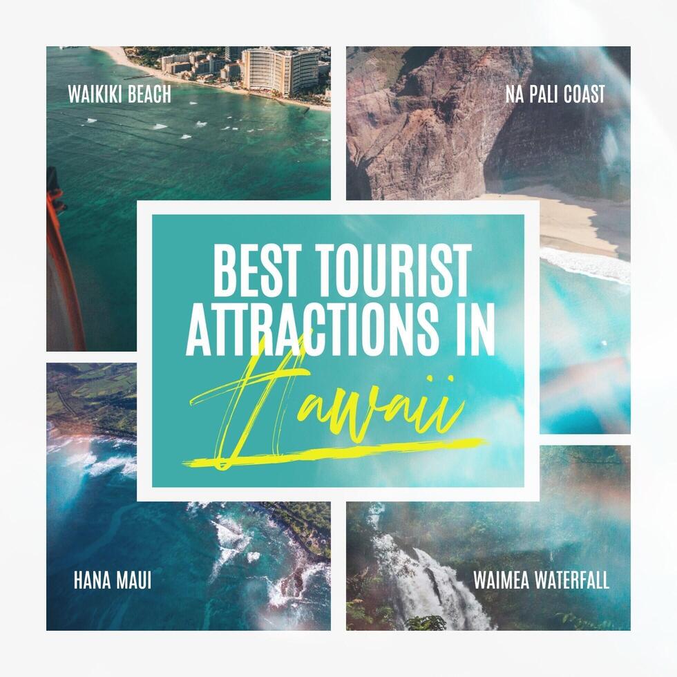 Summer Travel Destination Instragram Post template