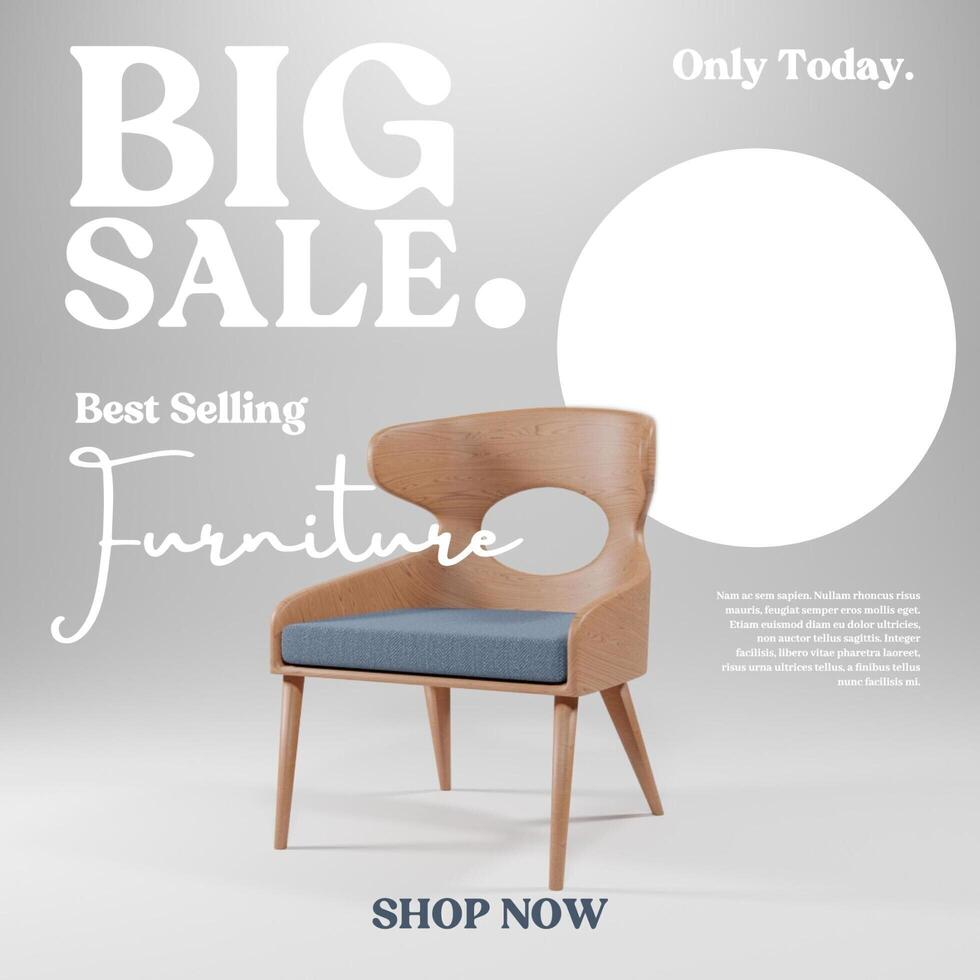 Furniture Special Sale Marketing Instagram Post Template