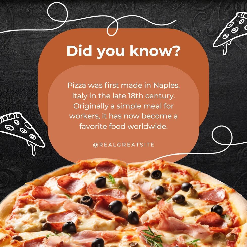 IG Post Fast Food Trivia template